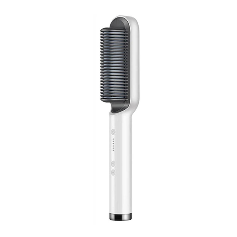 Hair Brush Hot Air Comb Straightening Dryer Styler Air Hot Air Brush Flat Iron Hair Straightener Brush